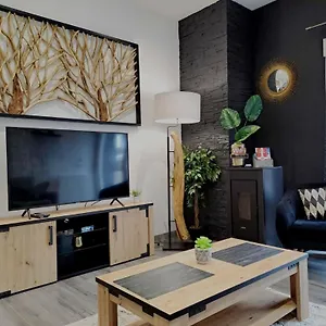  Appartement Black&white Home-by So'serenityhome-balcon-parking